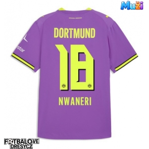 Borussia Dortmund Ethan Nwaneri #18 Alternativní Dres 2026-27 Krátký Rukáv